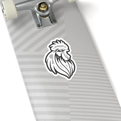 Rooster Head BoB Sticker