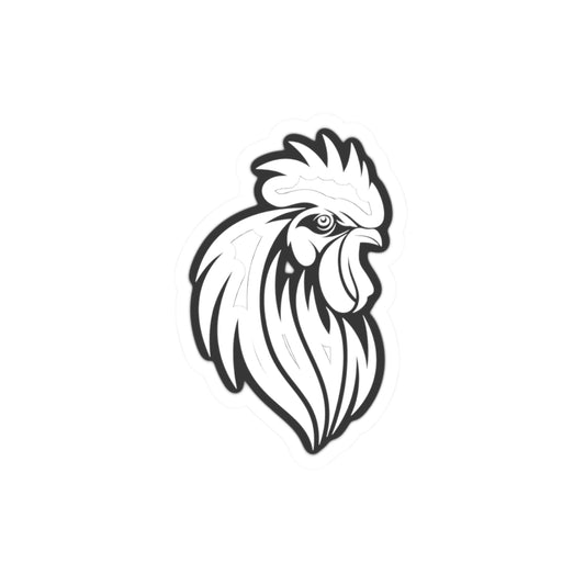 Rooster Head BoB Sticker
